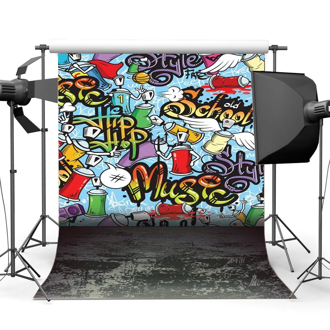 Graffiti Backdrop Hip Hop Backdrops Multicolor Painted Hand Drawing Artistic Grunge Concerte Floor Photography Background
Graffiti Backdrop Hip Hop Backdrops Multicolor Painted Hand Drawing Artistic Grunge Concerte Floor Photography Background