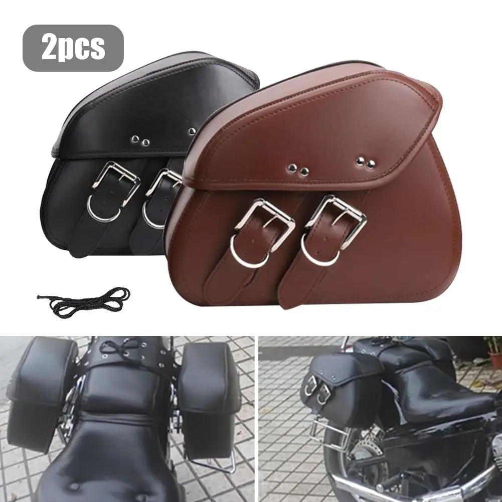 1Pair Motorcycle Saddle Side Bag Medium Waterproof Insulated Leather Side Bag For Sportster Softail Honda Suzuki Yamaha Cruiser
1Pair Motorcycle Saddle Side Bag Medium Waterproof Insulated Leather Side Bag For Sportster Softail Honda Suzuki Yamaha Cruiser