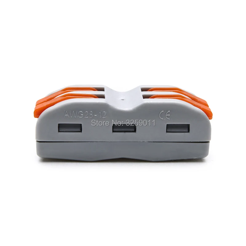 50PCS SPL-2 PCT-212 222-412 Push Wire Connector 4 Pin Universal Compact Connector Terminals Block gray
50PCS SPL-2 PCT-212 222-412 Push Wire Connector 4 Pin Universal Compact Connector Terminals Block gray