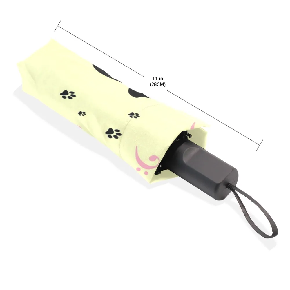 Cute Cartoon Funny Black Cat Umbrella Rainy Fully Automatic Folding Umbrella Rain Women Children Durable Yellow Umbrellas Gift
Cute Cartoon Funny Black Cat Umbrella Rainy Fully Automatic Folding Umbrella Rain Women Children Durable Yellow Umbrellas Gift