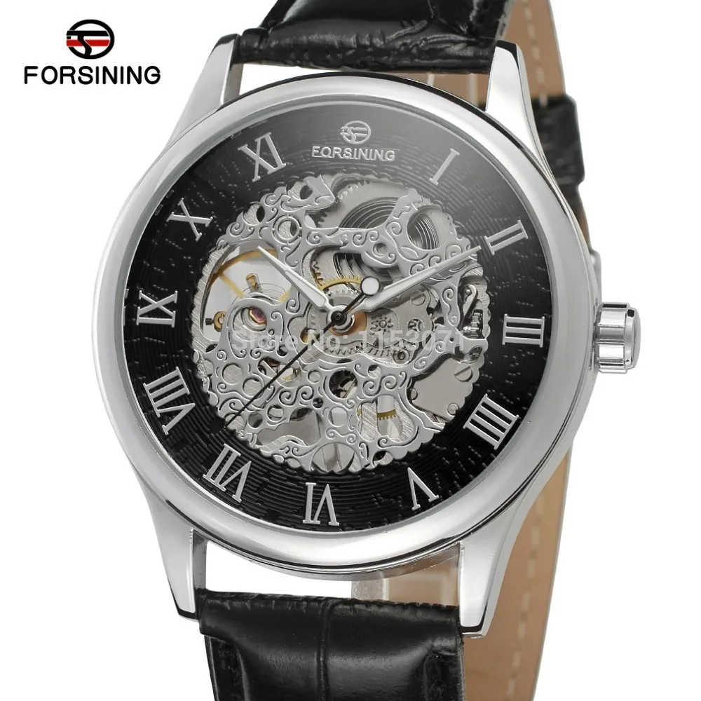 New mechanical watch FSG8094M3S2 best design silver color case black dial with silver color roman numbers black leather strap
New mechanical watch FSG8094M3S2 best design silver color case black dial with silver color roman numbers black leather strap