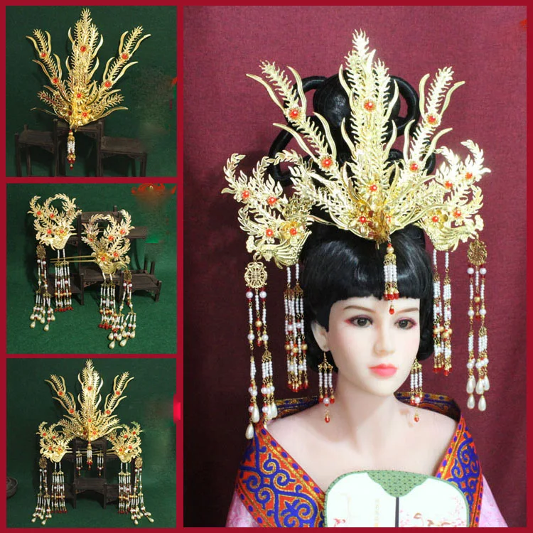 A338 Big Phoenix Long Beading Tassel Empress Hair Tiara Long Tassel Hair Sticks Big Phoenix Tiara Hair Jewelry TV Play Cosplay
A338 Big Phoenix Long Beading Tassel Empress Hair Tiara Long Tassel Hair Sticks Big Phoenix Tiara Hair Jewelry TV Play Cosplay