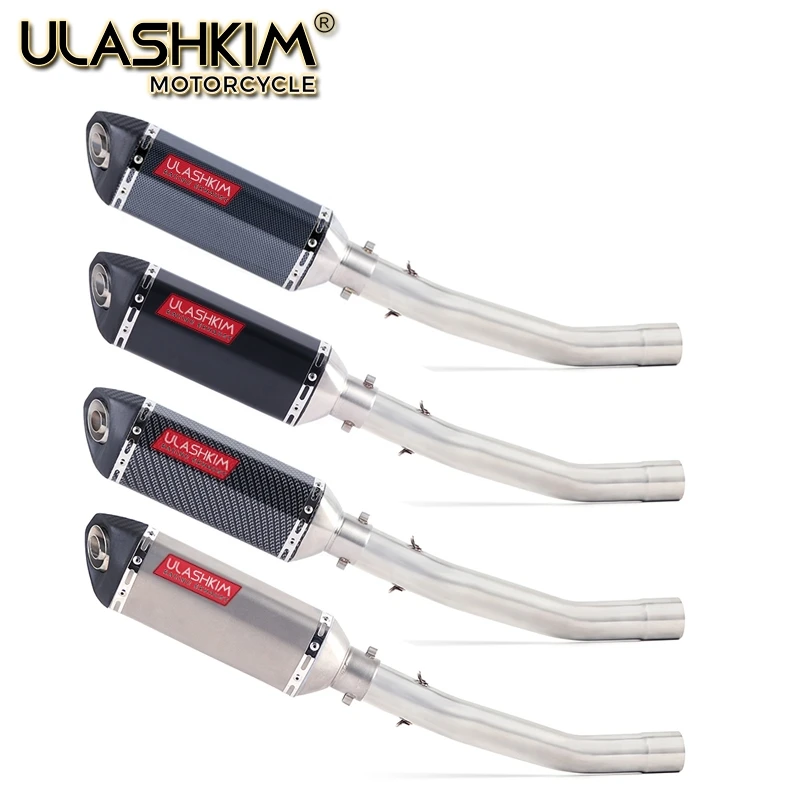 Motorcycle Exhaust Full system middle Link pipe Muffler Slip On for Kawasaki ZX-6R ZX6R ZX 6R ninja 636 2008-2019
Motorcycle Exhaust Full system middle Link pipe Muffler Slip On for Kawasaki ZX-6R ZX6R ZX 6R ninja 636 2008-2019