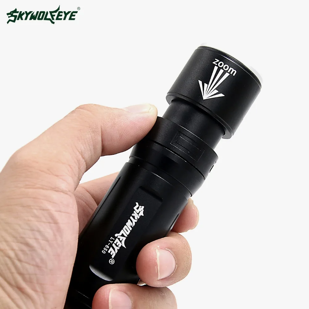 MINI XM-L T6 3800LM Aluminum Waterproof Zoomable CREE LED Flashlight Torch light for 18650/26650 Battery
MINI XM-L T6 3800LM Aluminum Waterproof Zoomable CREE LED Flashlight Torch light for 18650/26650 Battery