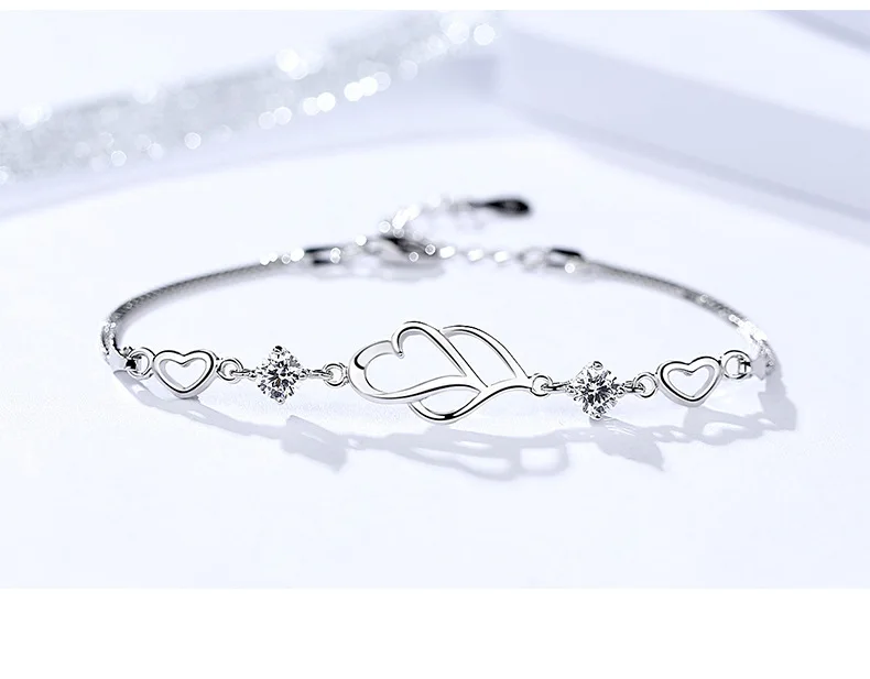 Fashion 100% genuine 925 Sterling Silver bracelets for women Silver Jewelry white or Purple cubic zirconia bracelet female girls
Fashion 100% genuine 925 Sterling Silver bracelets for women Silver Jewelry white or Purple cubic zirconia bracelet female girls