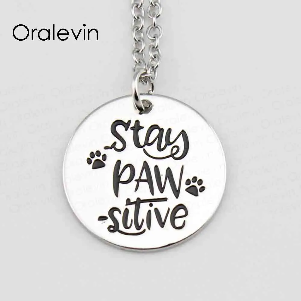 Подвеска с надписью «STAY PAW», ожерелье, подарочные украшения, 10 шт./лот # LN502
Подвеска с надписью «STAY PAW», ожерелье, подарочные украшения, 10 шт./лот # LN502
