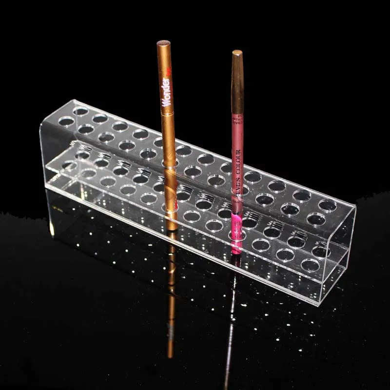 Clear 24 Slots Acrylic Eyeliner Lip Liner Pencil Holder Makeup Display Stand Organizer Makeup Brushes Shelf Cosmetic Storage Box
Clear 24 Slots Acrylic Eyeliner Lip Liner Pencil Holder Makeup Display Stand Organizer Makeup Brushes Shelf Cosmetic Storage Box