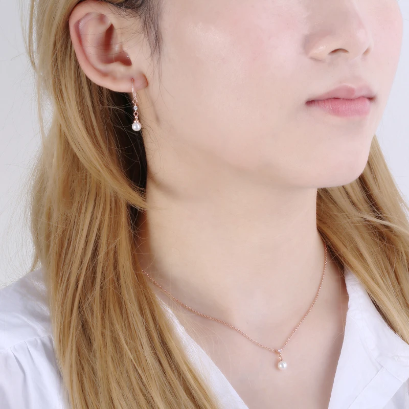 Garilina Simple Rose Gold Pearl Jewelry Set Earrings Women Necklace Zircon Pearl Fashion Jewelry Women Accessories 2021 S2043
Garilina Simple Rose Gold Pearl Jewelry Set Earrings Women Necklace Zircon Pearl Fashion Jewelry Women Accessories 2021 S2043