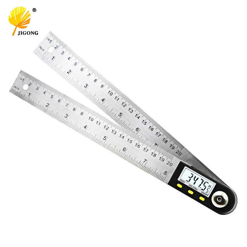 JIGONG 200mm Digital Protractor Inclinometer Goniometer Level Measuring Tool Electronic Angle Gauge Stainless Steel Angle Ruler
JIGONG 200mm Digital Protractor Inclinometer Goniometer Level Measuring Tool Electronic Angle Gauge Stainless Steel Angle Ruler