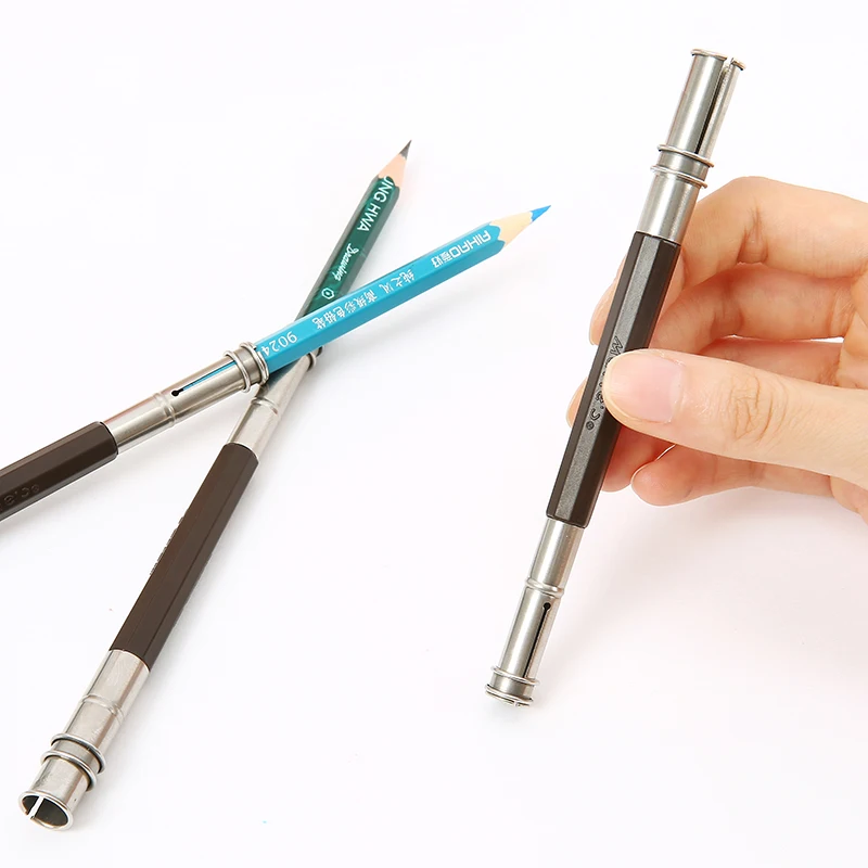 New Adjustable Dual Head Pencil Extender Holder Sketch Art Write Tool School Office Supplies 1PCS
New Adjustable Dual Head Pencil Extender Holder Sketch Art Write Tool School Office Supplies 1PCS