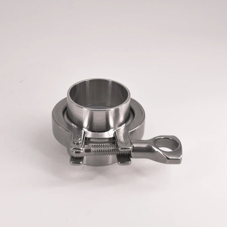 2 "Tri Clamp x 45 мм 1 3/4" труба OD из нержавеющей санитарной шт. SS304 сварочные
