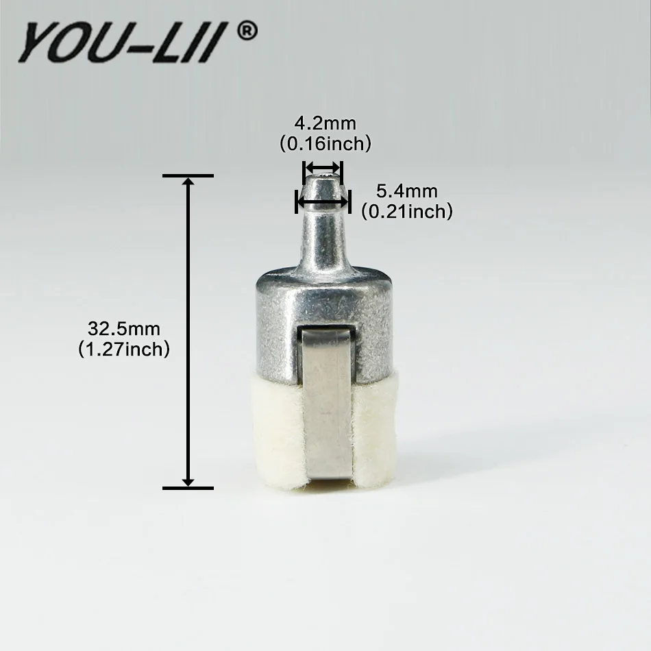 YOULII 5Pcs Gas Fuel Filters For Homelite Stihl Pouland Echo Carburetor Chainsaws 1Z686
YOULII 5Pcs Gas Fuel Filters For Homelite Stihl Pouland Echo Carburetor Chainsaws 1Z686