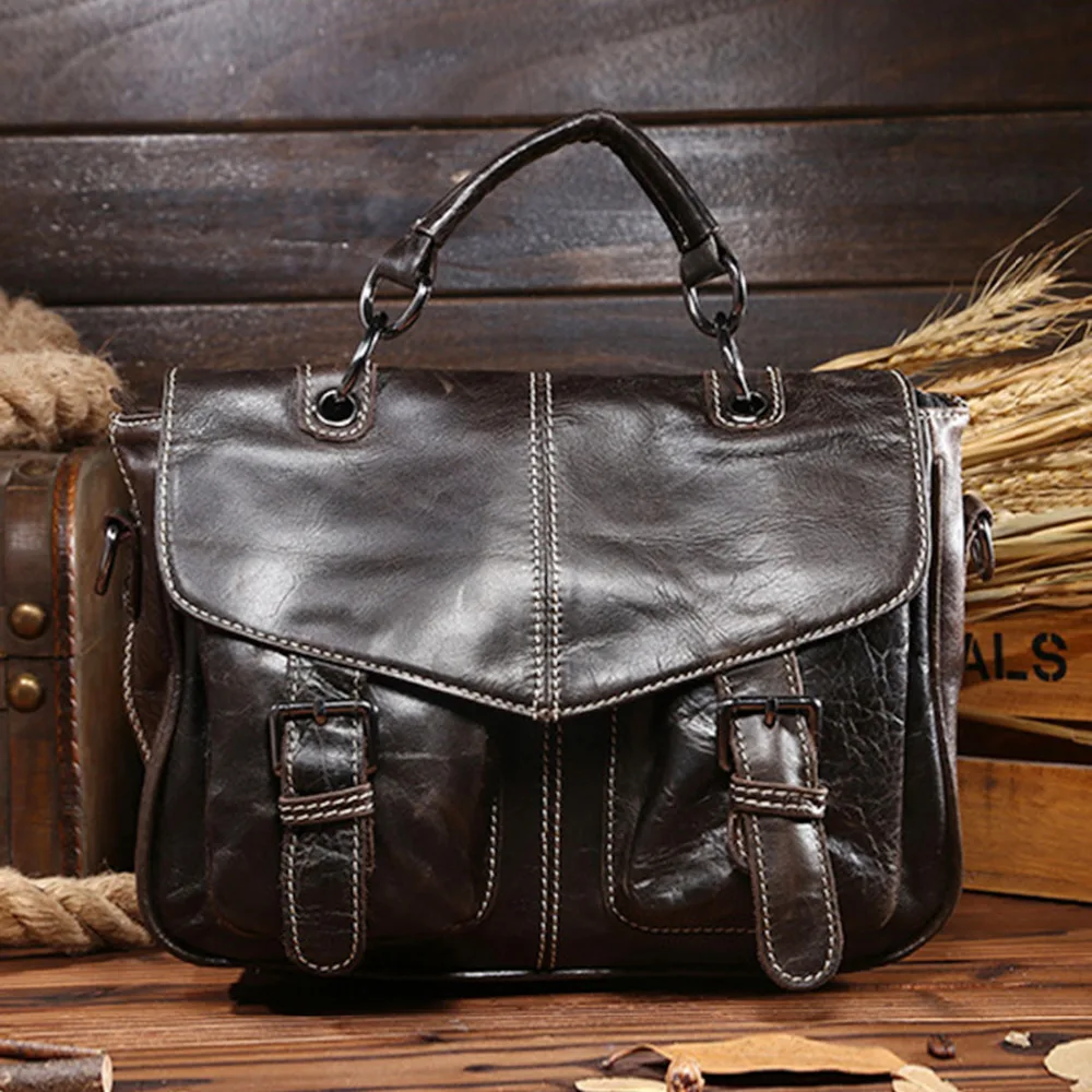 High Quality Cowhide Tote Handbag Messenger Bag Women Tablet PC Female Retro Genuine Leather Top Handle Shoulder Cross Body Bag
High Quality Cowhide Tote Handbag Messenger Bag Women Tablet PC Female Retro Genuine Leather Top Handle Shoulder Cross Body Bag