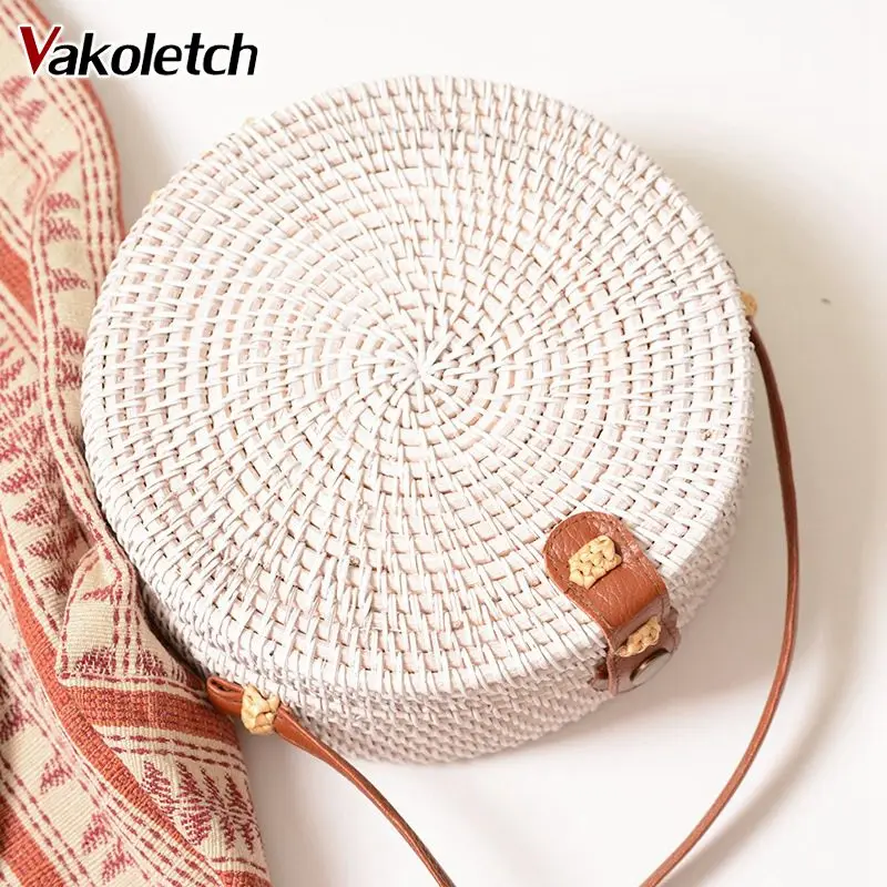 2022 Round Straw Bags Women Summer White Rattan Bag Handmade Woven Beach Cross Body Bag Circle Bohemia Handbag Bali KL475
2022 Round Straw Bags Women Summer White Rattan Bag Handmade Woven Beach Cross Body Bag Circle Bohemia Handbag Bali KL475