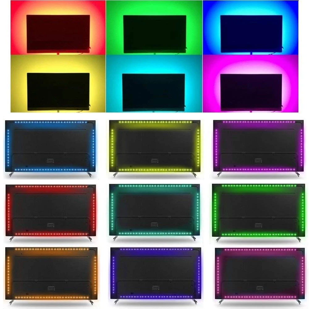 5050 flexible LED lights tape DC 5v USB Strip lamp Christmas desktop backlight stripe HDTV Desktop Screen Background lighting
5050 flexible LED lights tape DC 5v USB Strip lamp Christmas desktop backlight stripe HDTV Desktop Screen Background lighting