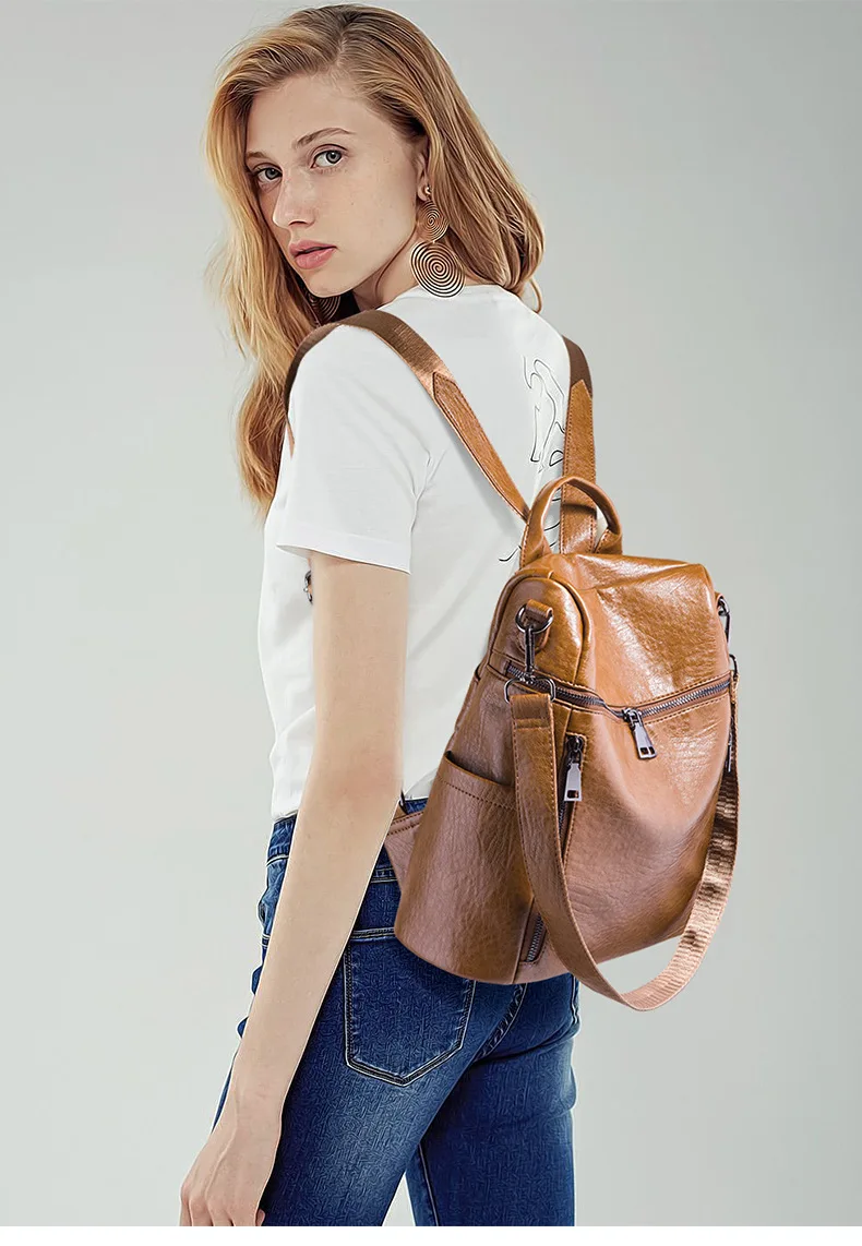 Genuine Leather Backpack Women 2019 New Design 100% Cow Leather Women Backpack Large Capacity School Backpack Mochila Hot C1018
Genuine Leather Backpack Women 2019 New Design 100% Cow Leather Women Backpack Large Capacity School Backpack Mochila Hot C1018