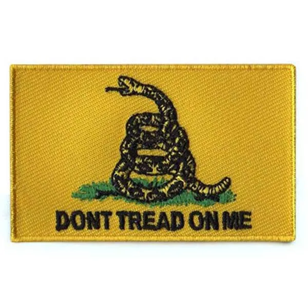 Gadsden Embroidered Emblems/Garment Labels Made by Twill Heat Broder and Iron On Backing Customized & MOQ50pcs free shipping
Gadsden Embroidered Emblems/Garment Labels Made by Twill Heat Broder and Iron On Backing Customized & MOQ50pcs free shipping