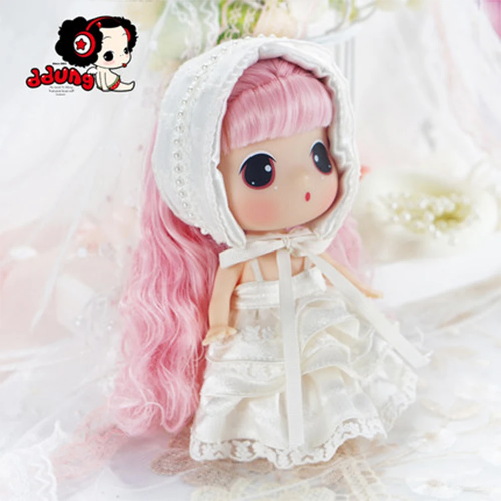 Ddung Doll Limited Edition18cm Genuine Korean Change Dressing Dolls Pink Princess BJD Lovely Baby Girl Present Gift Collection
Ddung Doll Limited Edition18cm Genuine Korean Change Dressing Dolls Pink Princess BJD Lovely Baby Girl Present Gift Collection