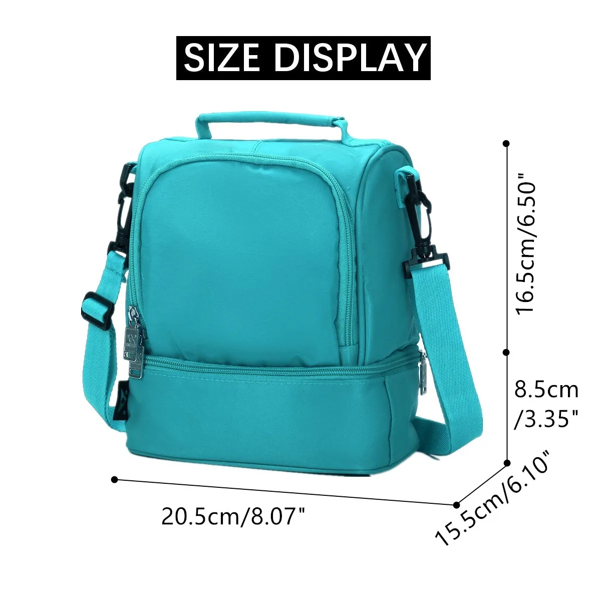 Portable 8L Waterproof Insulated Lunch Bag Large Capacity Cooler Dual Layer Picnic Shoulder Tote Carry Storage Box Nylon Handbag
Portable 8L Waterproof Insulated Lunch Bag Large Capacity Cooler Dual Layer Picnic Shoulder Tote Carry Storage Box Nylon Handbag