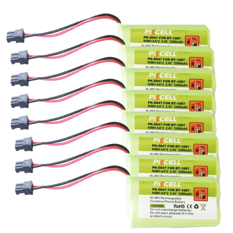 BT-1007 8 пакетов модель PK-0047 AA 1200mAh 2,4 V ni-mh аккумуляторная батарея для телефона с разъемом Mitsumi-2P
BT-1007 8 пакетов модель PK-0047 AA 1200mAh 2,4 V ni-mh аккумуляторная батарея для телефона с разъемом Mitsumi-2P