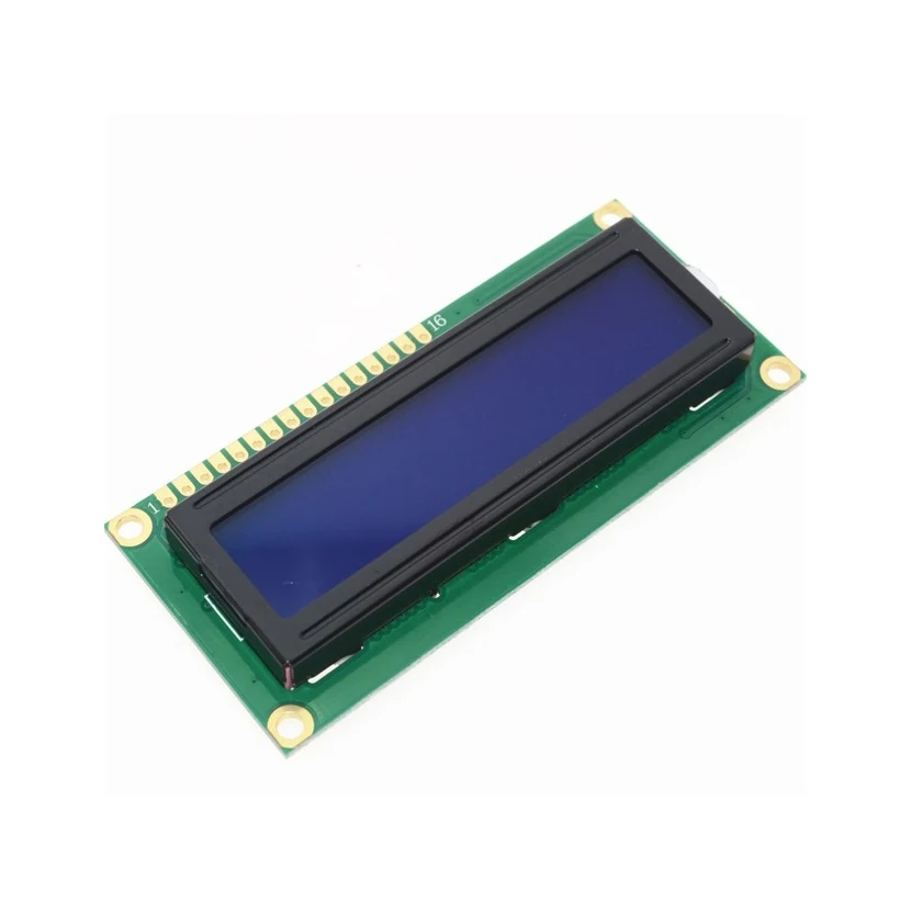 2pcs/lot LCD1602 1602 module Blue screen 1602A 16x2 Character LCD Display Module blue blacklight For arduino
2pcs/lot LCD1602 1602 module Blue screen 1602A 16x2 Character LCD Display Module blue blacklight For arduino