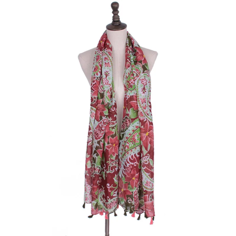 Fashion bright-coloured flower tassel shawls viscose cotton Muslim hijab woman scarves pashmina bandana silk scarf 10pcs/lot
Fashion bright-coloured flower tassel shawls viscose cotton Muslim hijab woman scarves pashmina bandana silk scarf 10pcs/lot