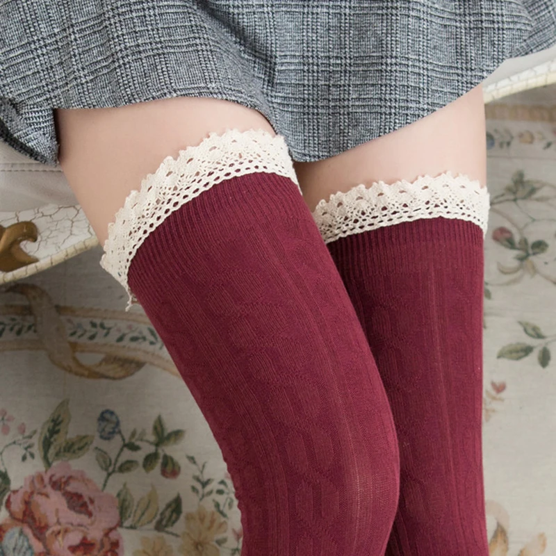 3 Pair Sock Girl 5 Color Thigh High Stocking Lace Winter Warm Socks Women Sexy Stocking Media Pantyhose Stockings Knee High Sock
3 Pair Sock Girl 5 Color Thigh High Stocking Lace Winter Warm Socks Women Sexy Stocking Media Pantyhose Stockings Knee High Sock