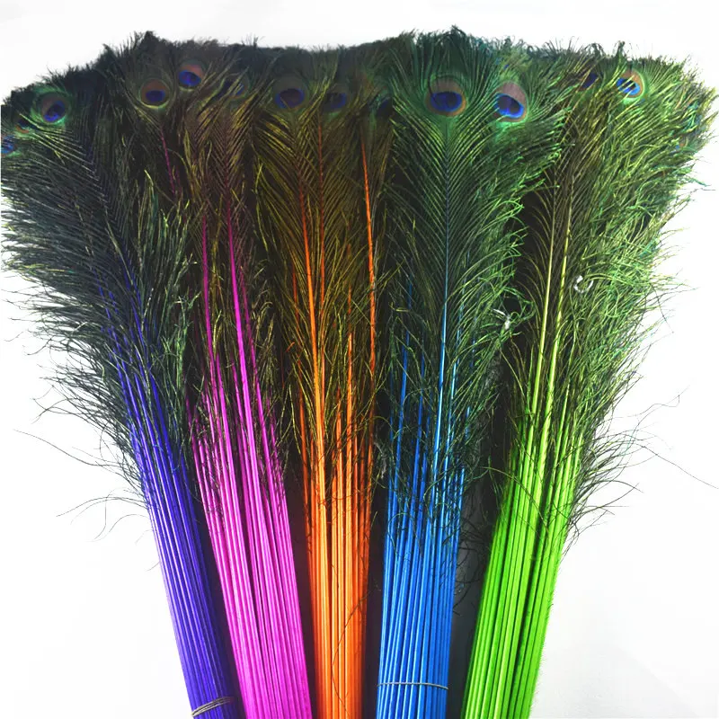 50 pieces / batch of natural peacock feathers 70-80CM / 28-32 inch DIY production feathers for crafts and wedding decoration
50 pieces / batch of natural peacock feathers 70-80CM / 28-32 inch DIY production feathers for crafts and wedding decoration