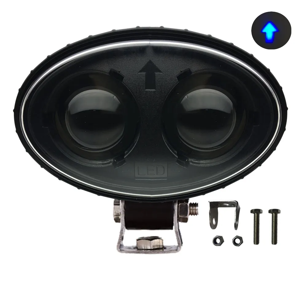6W 5.6 Inch LED Forklift Blue Arrow Safety Light Spot Light Safe Warning Lamp Aluminium Alloy 10-80V Housing IP68
6W 5.6 Inch LED Forklift Blue Arrow Safety Light Spot Light Safe Warning Lamp Aluminium Alloy 10-80V Housing IP68