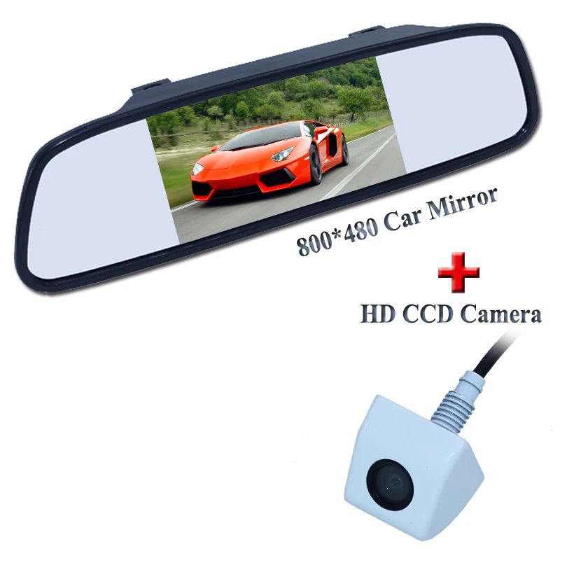 Car parking system 2 In 1 HD CCD night vision car backup reversing rear view camera + 5" HD 800*480 Car Mirror Monitor
Car parking system 2 In 1 HD CCD night vision car backup reversing rear view camera + 5" HD 800*480 Car Mirror Monitor