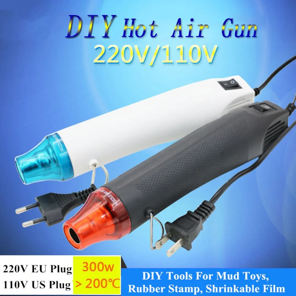 Hot Heat Gun 110V/220V Electric Hot Air Gun/Heat DIY Tool 300W DIY Use Electric Power Tool Digital Hot Air Gun With Seat Shrink
Hot Heat Gun 110V/220V Electric Hot Air Gun/Heat DIY Tool 300W DIY Use Electric Power Tool Digital Hot Air Gun With Seat Shrink
