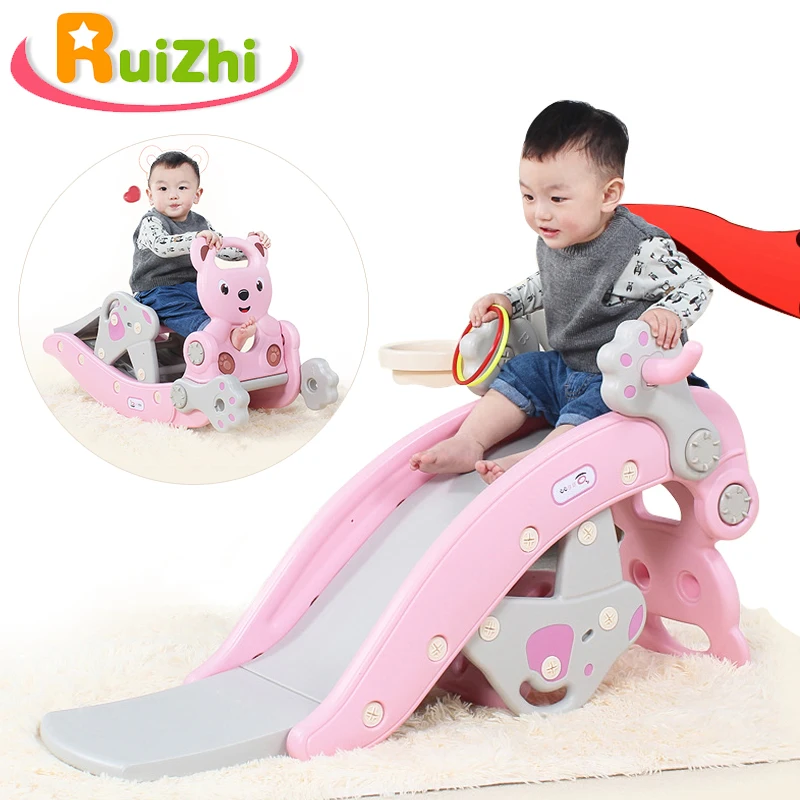 Ruizhi Multifunction Children Slide And Rocking Chair Child Home Playground Slides Eco-Friendly Plastic Slide Kids Gift RZ1084
Ruizhi Multifunction Children Slide And Rocking Chair Child Home Playground Slides Eco-Friendly Plastic Slide Kids Gift RZ1084