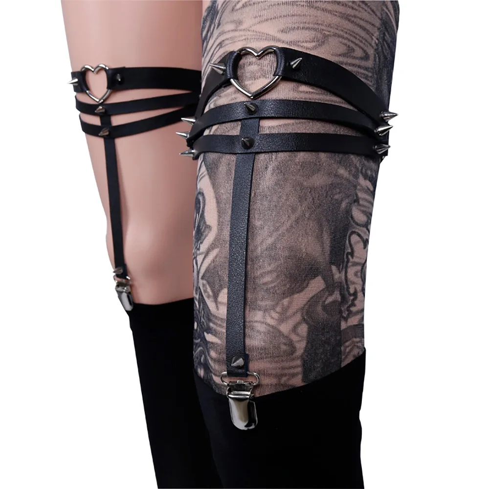 Heart Garter Belt for women gothic Plus size RIVETS PUNK Garters Leg ring harness for women gifts
Heart Garter Belt for women gothic Plus size RIVETS PUNK Garters Leg ring harness for women gifts