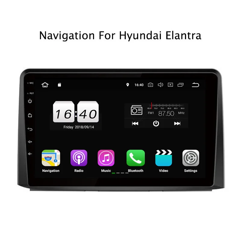9 "2G ram 16G rom Android 8 1 автомобильный DVD мультимедийный плеер для hyundai Celesta Elantra 2017 gps