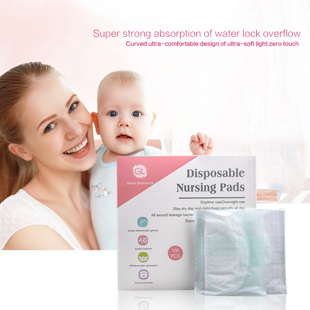 GL 100Pcs Super Soft Disposable Nursing Pads Breast Pads for Nursing Lactating Maternity Breastfeeding Pads Organic Cotton Pads
GL 100Pcs Super Soft Disposable Nursing Pads Breast Pads for Nursing Lactating Maternity Breastfeeding Pads Organic Cotton Pads