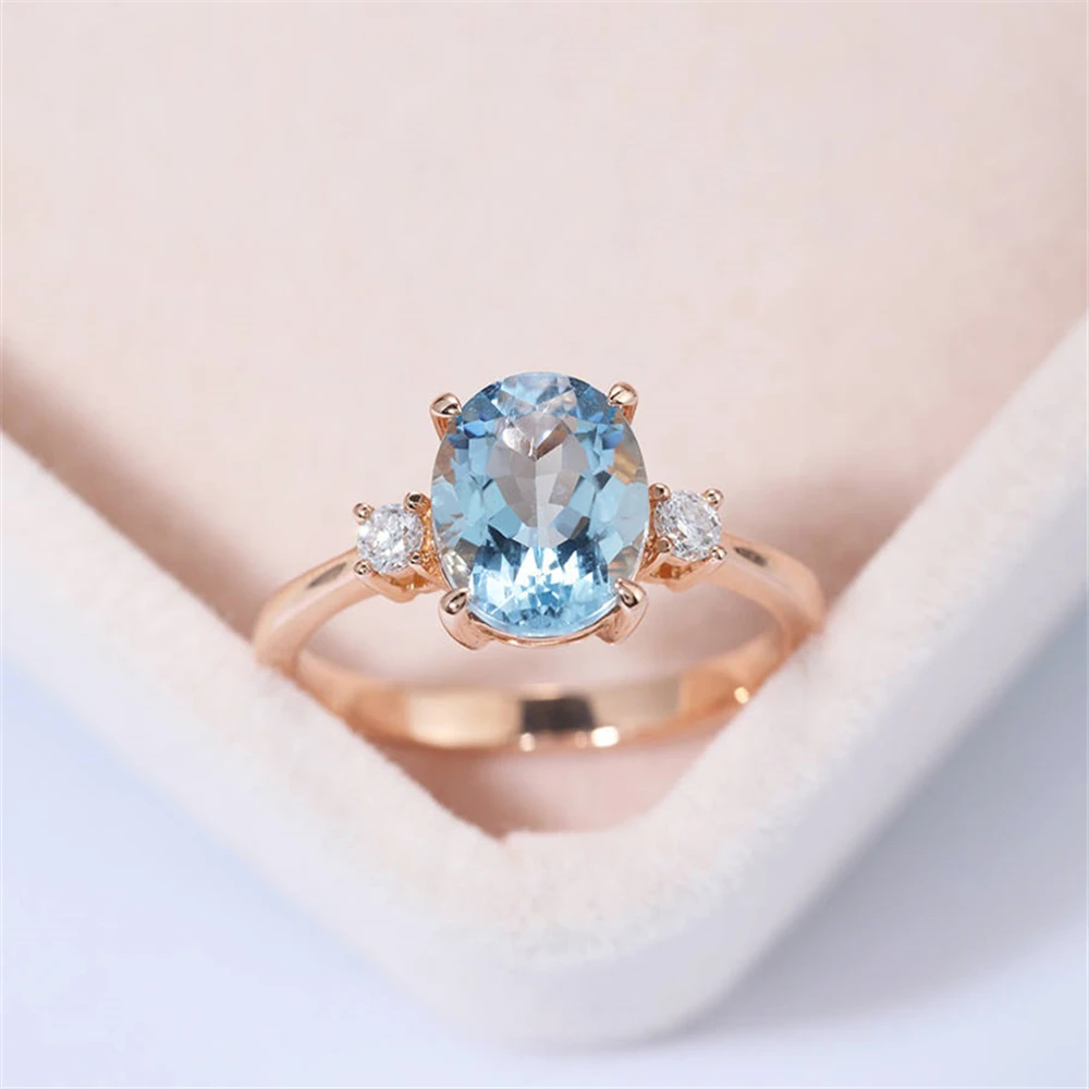 Loredana Fashion Love Series Jewelry Rings For Women.Valentine Gift Light Luxury Rose Gold Lovely Sweet Blue Zircon Wedding Ring
Loredana Fashion Love Series Jewelry Rings For Women.Valentine Gift Light Luxury Rose Gold Lovely Sweet Blue Zircon Wedding Ring