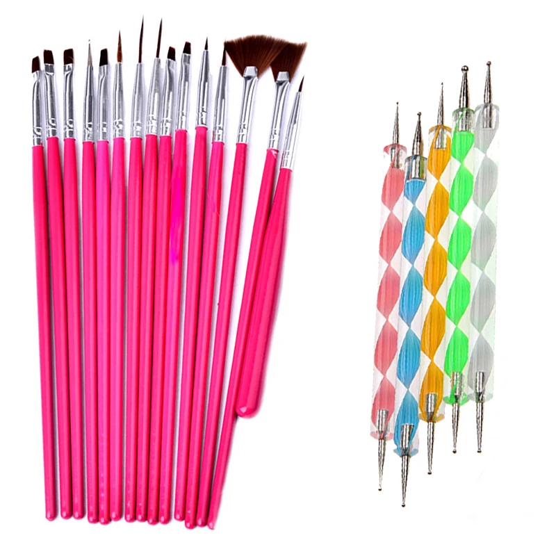 20pcs/set Nail Tools Brushes Dotting Pen Kit for Women Girls Fingernail Dotting Painting Decoration Gel Polish Caring Tools
20pcs/set Nail Tools Brushes Dotting Pen Kit for Women Girls Fingernail Dotting Painting Decoration Gel Polish Caring Tools