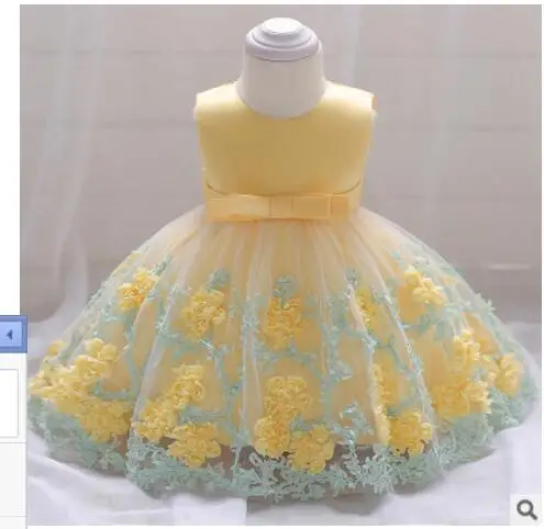 2018 винтажное платье для маленьких девочек платья крещения 1 года дня рождения
