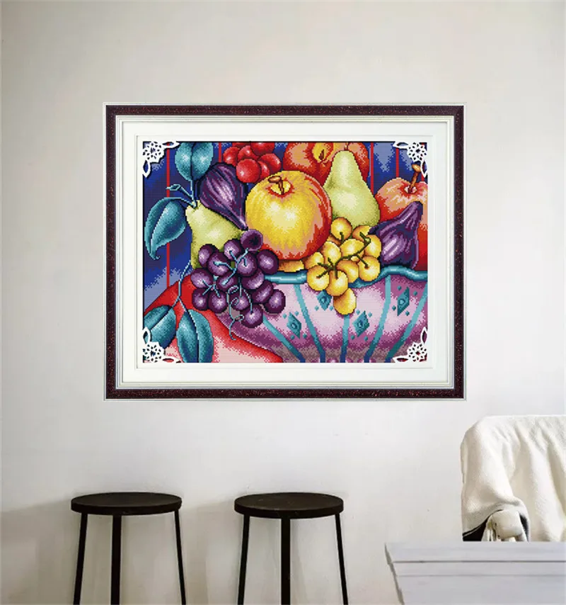 Fruit Printed Canvas DMC Counted Chinese Cross Stitch Kits printed Cross-stitch set Embroidery Needlework DIY Home Decor
Fruit Printed Canvas DMC Counted Chinese Cross Stitch Kits printed Cross-stitch set Embroidery Needlework DIY Home Decor