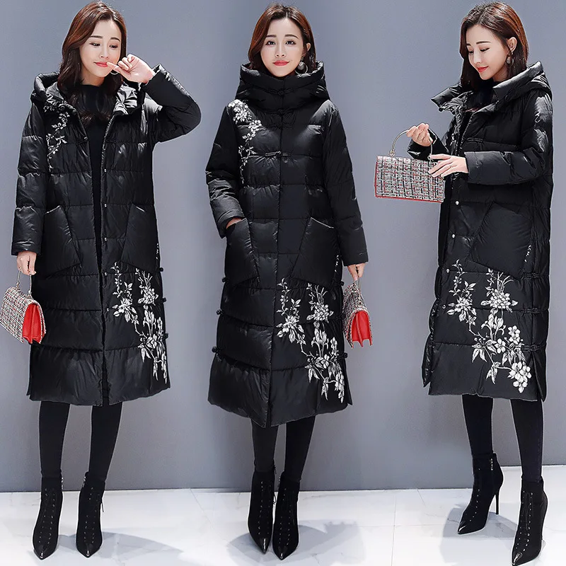 2019 autumn and winter zipper fashion comfortable slim long Chinese style elegant cotton women's slim down jacket
2019 autumn and winter zipper fashion comfortable slim long Chinese style elegant cotton women's slim down jacket
