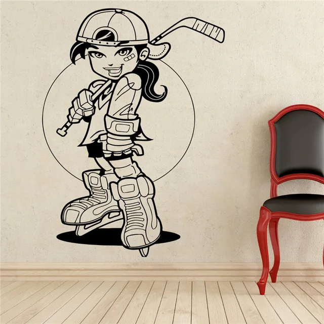 New arrival Free Shipping Hockey Player Wall Decal Sport Vinyl Sticker Wall Decor Removable Waterproof Decal wall stickers
New arrival Free Shipping Hockey Player Wall Decal Sport Vinyl Sticker Wall Decor Removable Waterproof Decal wall stickers