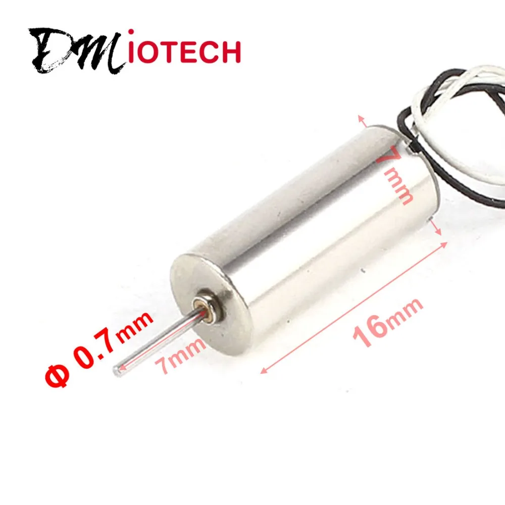 2 Sets DC 3.7V 40000RPM RC Model 2-Vanes Propeller + Wired Coreless Motor Helicopter Propeller w Motor for Miniature Glider
2 Sets DC 3.7V 40000RPM RC Model 2-Vanes Propeller + Wired Coreless Motor Helicopter Propeller w Motor for Miniature Glider