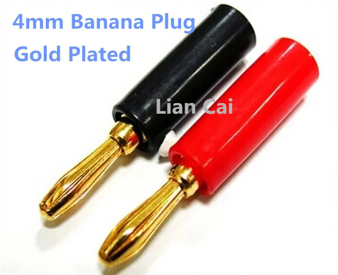 Free Shipping 50pcs/lot 4mm Banana Plug Gold Plated Connector Jack Banana Head Black and Red Color
Free Shipping 50pcs/lot 4mm Banana Plug Gold Plated Connector Jack Banana Head Black and Red Color