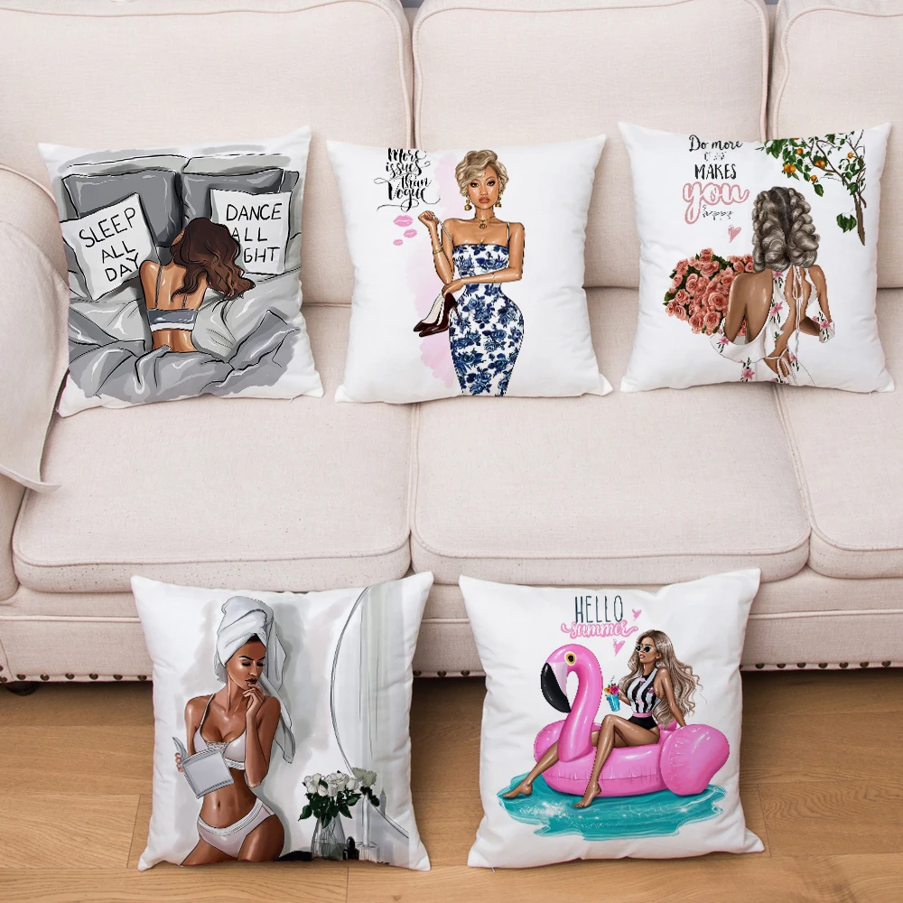 Super Soft Short Plush Cute Cartoon Fashion Sexy Girl Cushion Cover Pillowcase Decor Print for Sofa Home Car Pillow Case 45x45cm
Super Soft Short Plush Cute Cartoon Fashion Sexy Girl Cushion Cover Pillowcase Decor Print for Sofa Home Car Pillow Case 45x45cm