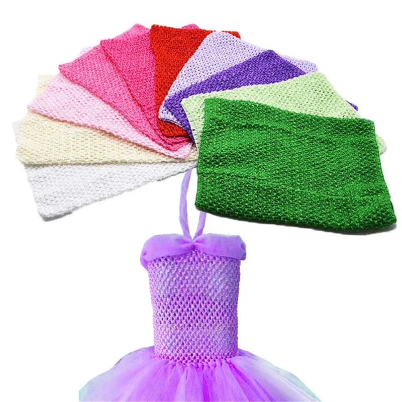 9inch Multicolor Tutu Crochet Baby Tube Tops Chest Wrap Baby Shower Birthday Party Girls Handmade Headband Skirt Dress
9inch Multicolor Tutu Crochet Baby Tube Tops Chest Wrap Baby Shower Birthday Party Girls Handmade Headband Skirt Dress