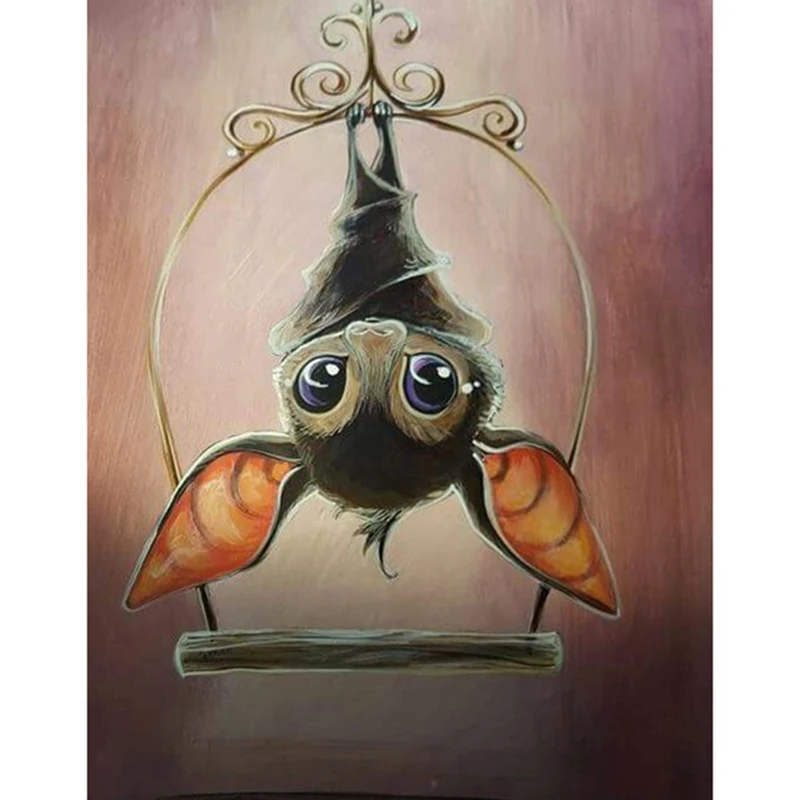 Full Square/round Drill 5D DIY Diamond Painting "cartoon bat" handmade 3D Embroidery arts Cross Stitch Mosaic Decor gift WG278
Full Square/round Drill 5D DIY Diamond Painting "cartoon bat" handmade 3D Embroidery arts Cross Stitch Mosaic Decor gift WG278