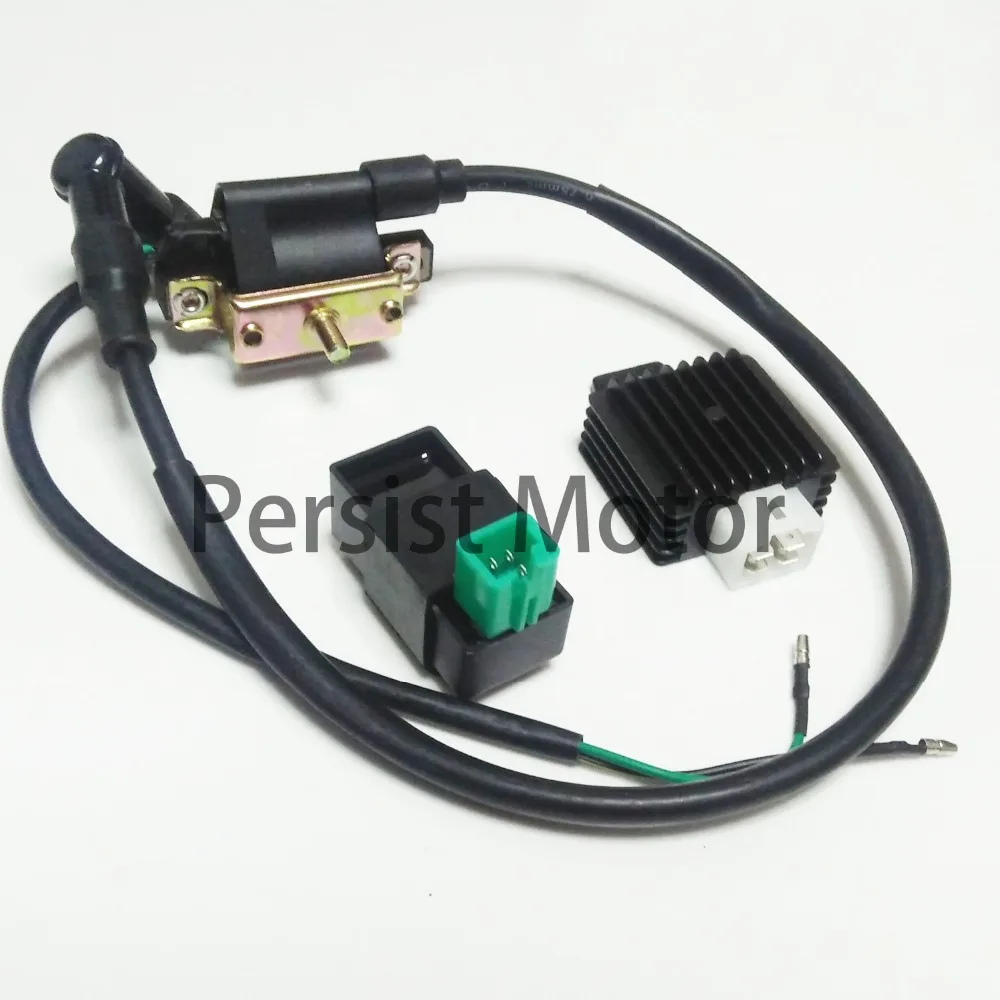 Катушка зажигания 5 Pin CDI 12 В регулятор выпрямительное реле для 50 70 90 110 125 cc