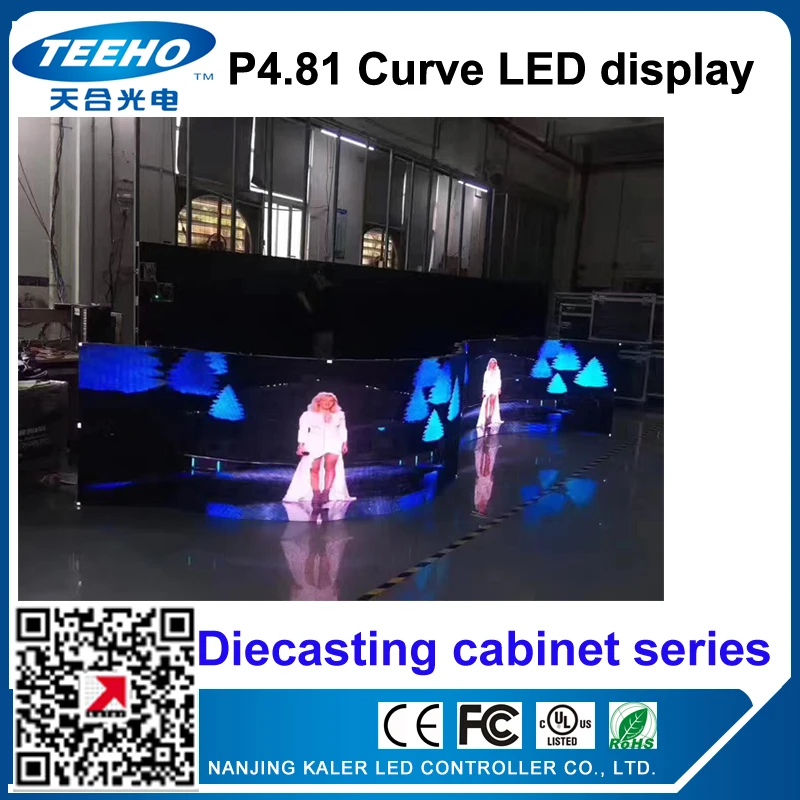 Kaler high P4.81 наружный светодиодный экран кривая videowall DieCasting шкаф painel дисплей Прокат реклама свадьба отель стадион
Kaler high P4.81 наружный светодиодный экран кривая videowall DieCasting шкаф painel дисплей Прокат реклама свадьба отель стадион
