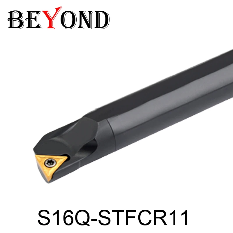 BEYOND 16 мм S16Q STFCR STFCL S16Q-STFCR11 S16Q-STFCL11 внутренний токарный инструмент токарный станок Резак Инструменты держатель расточной бар CNC
BEYOND 16 мм S16Q STFCR STFCL S16Q-STFCR11 S16Q-STFCL11 внутренний токарный инструмент токарный станок Резак Инструменты держатель расточной бар CNC