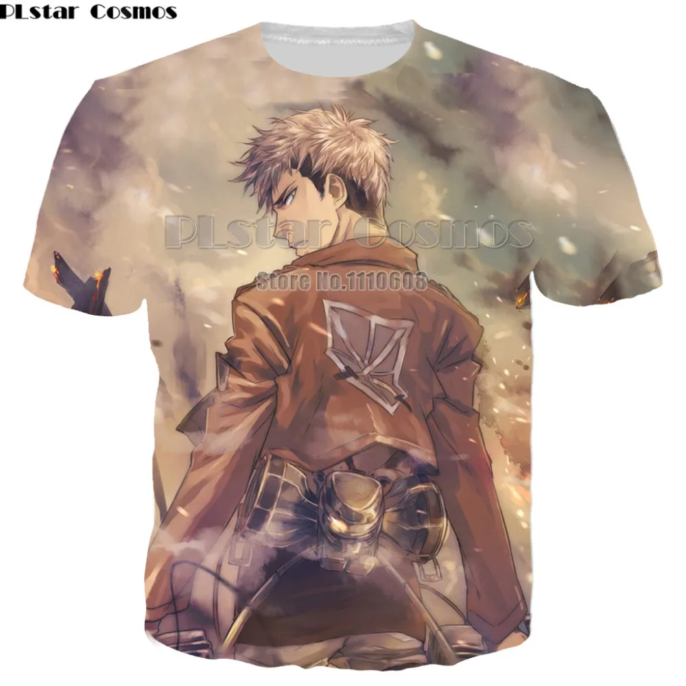 PLstar Cosmos fashion 3d printed hot anime Attack on Titan T-shirt Fancy shirt unisex short-sleeve T-shirt women men tee summer
PLstar Cosmos fashion 3d printed hot anime Attack on Titan T-shirt Fancy shirt unisex short-sleeve T-shirt women men tee summer